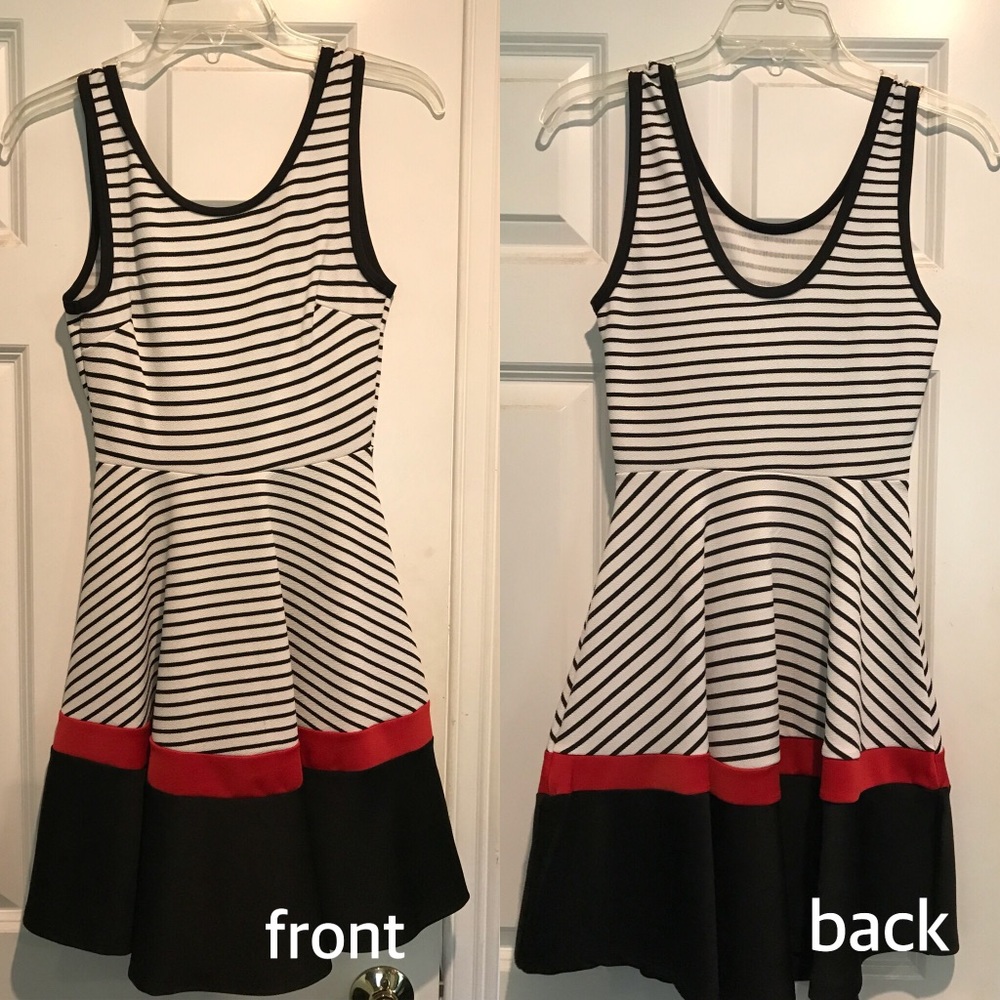 Black and White Dress